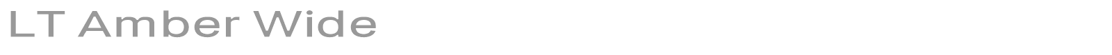 LT Amber font preview